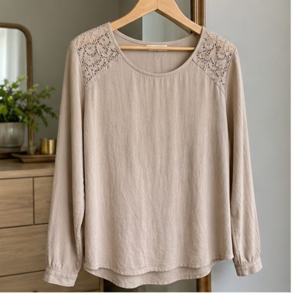 Olive Smocked Top